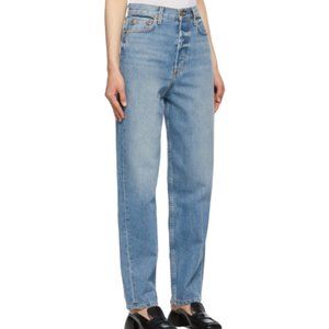 B SIDES Claude High Taper Jeans Blue Size 27 NWT